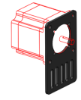Picture of Motor Mount Plate NEMA 23 Stepper Motor