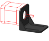 Picture of NEMA 17 Motor Right Angle Mounting Bracket