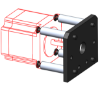 Picture of C-Beam End Mount Plate-XL